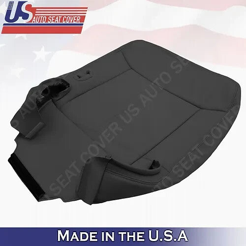 2010 2011 Fits Lincoln Town Car PASSENGER Top Bottom Leather Seat Cover Black