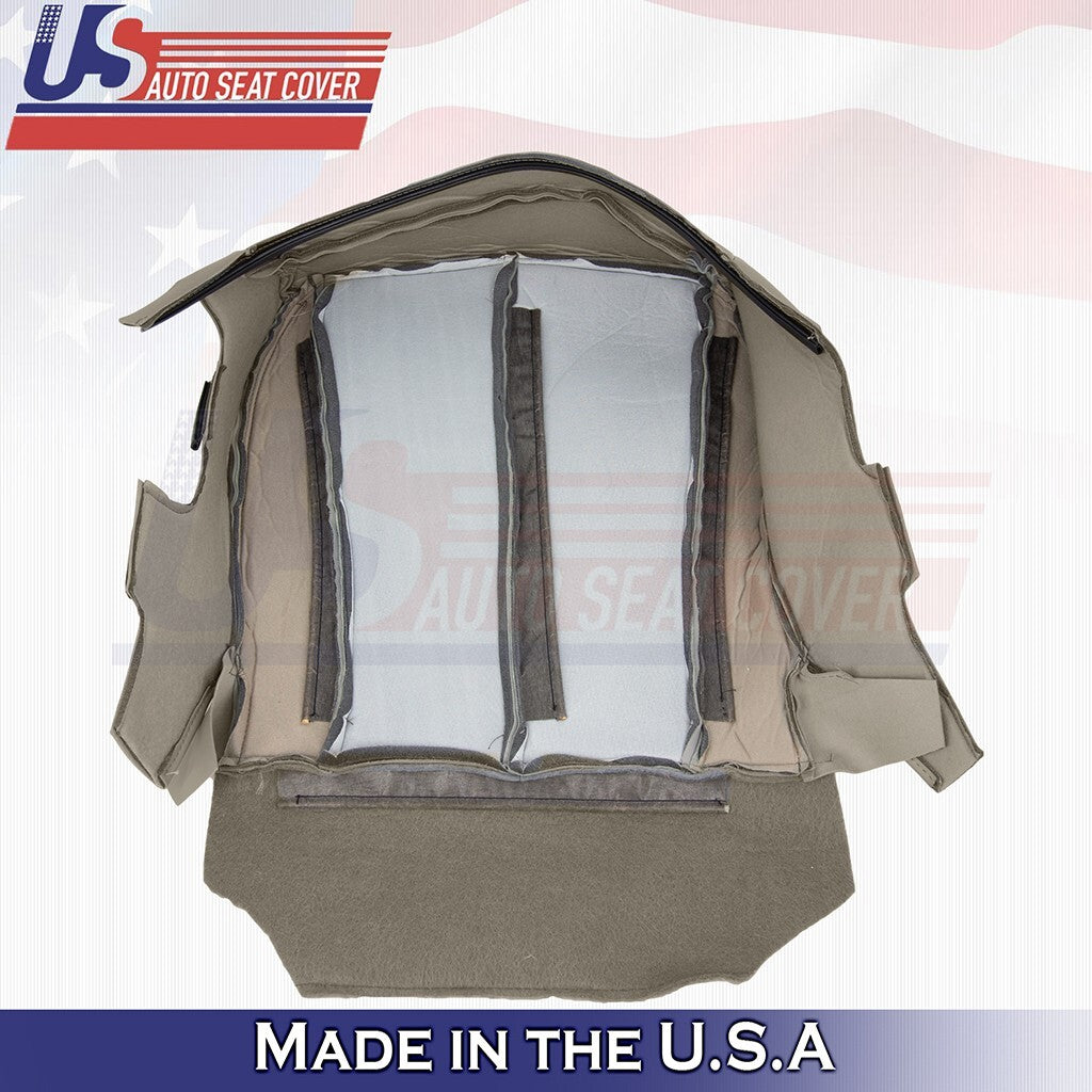 2007 to 2011 Fits Toyota Camry Passenger Bottom & Top Leather Seat Cover Tan
