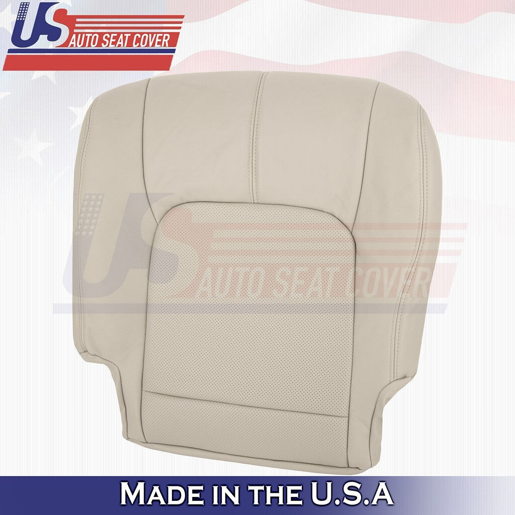 2009 to 2014 Fits Nissan Murano Driver Side Bottom Leather Seat Cover Tan