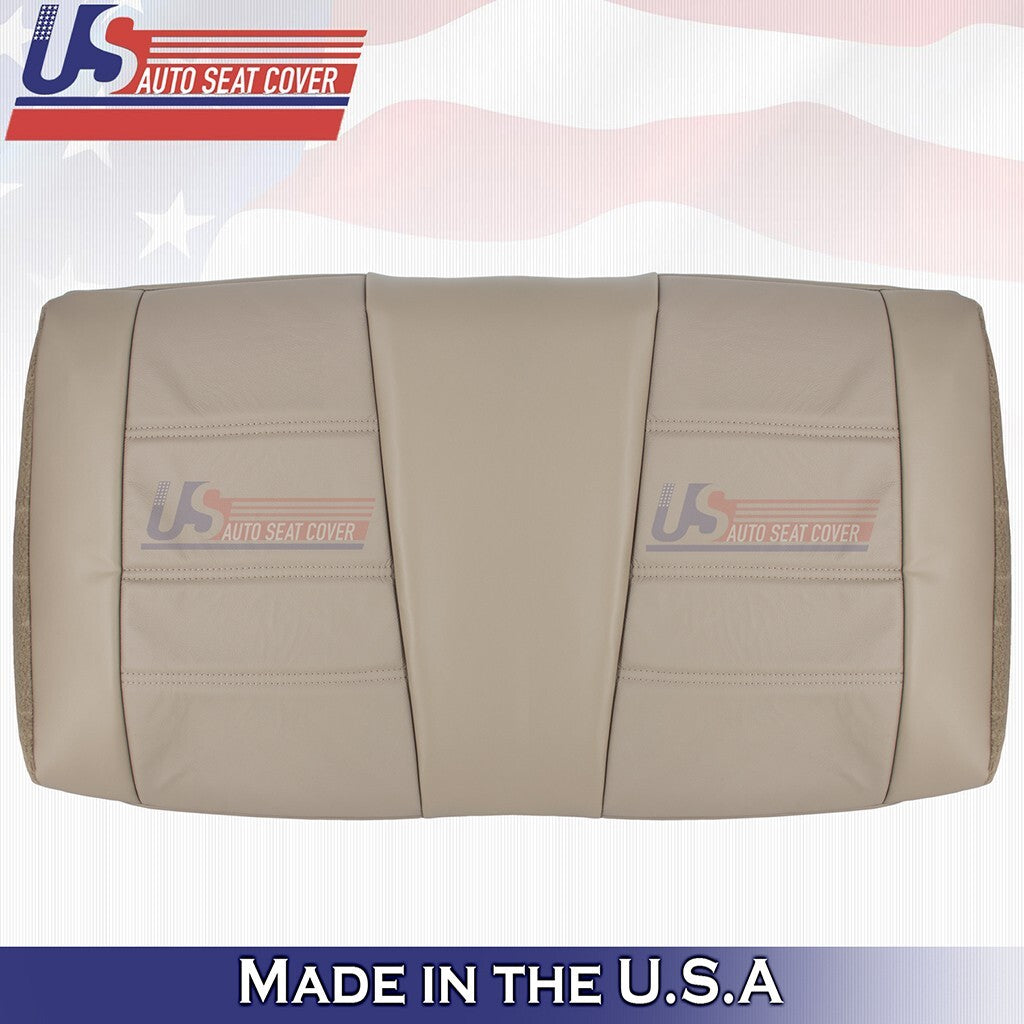 2002 2003 2004 Fits Ford Mustang V6 Rear Bench Top&Bottom Leather Seat Cover Tan