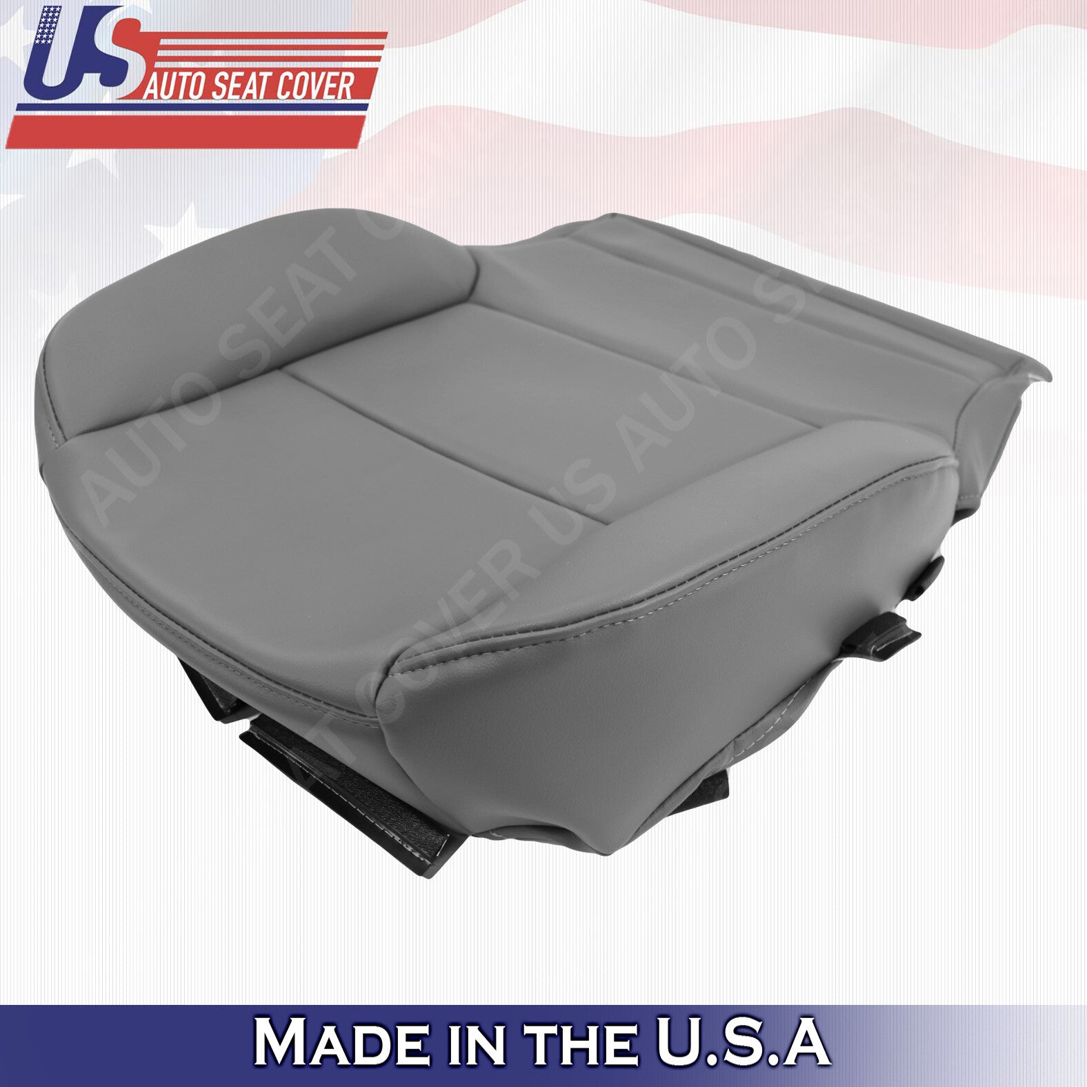 GMC Sierra W/T Base-Passenger Bottom Vinyl Replacement Seat Gray 2017 2018 2019