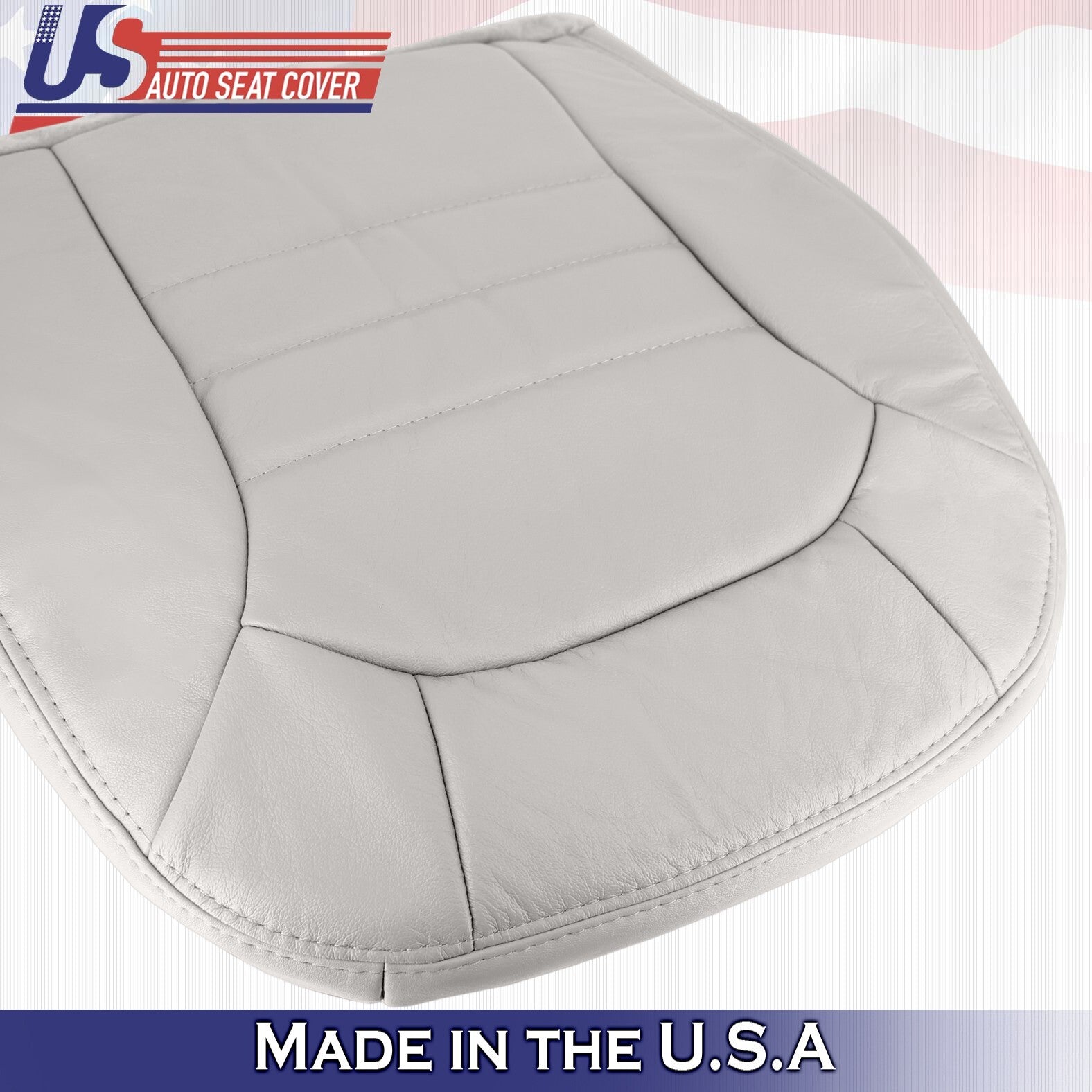 2002 2003 2004 For Jeep Liberty Driver Bottom & Top Leather Cover Light Taupe