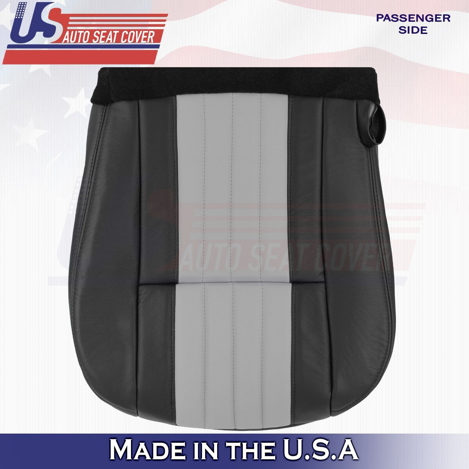 2003 For Ford F150 Harley Davidson Driver Passenger Bottom Leather Covers 2 Tone