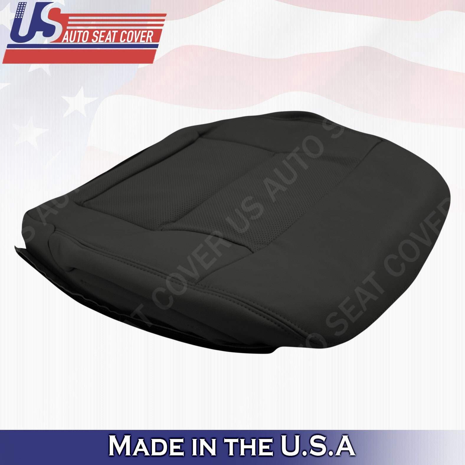 Fits 2010 to 2016 Mercedes Benz E350 E450 E550 FRONT BOTTOMS Leather Cover Black
