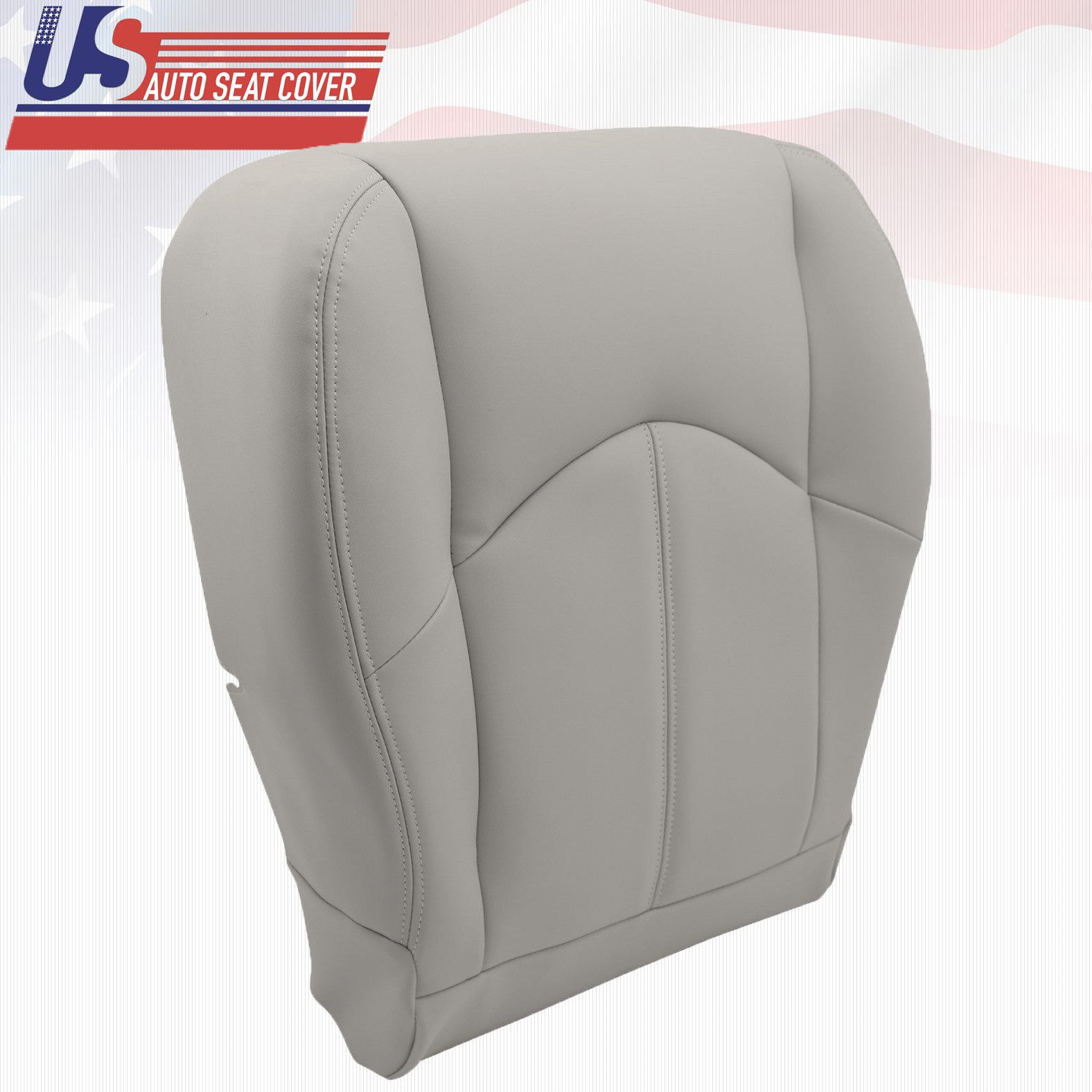 Fit 1999 Lexus RX300 Passenger Bottom Replacement Leather Seat Cover Gray
