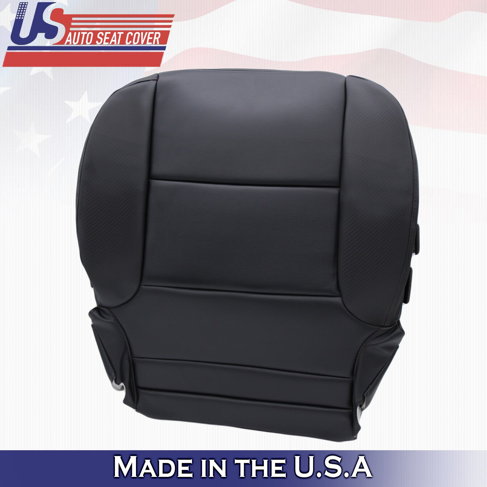 Passenger Bottom Leather Cover Black Fits For 2014 - 2019 GMC Sierra All-Terrain