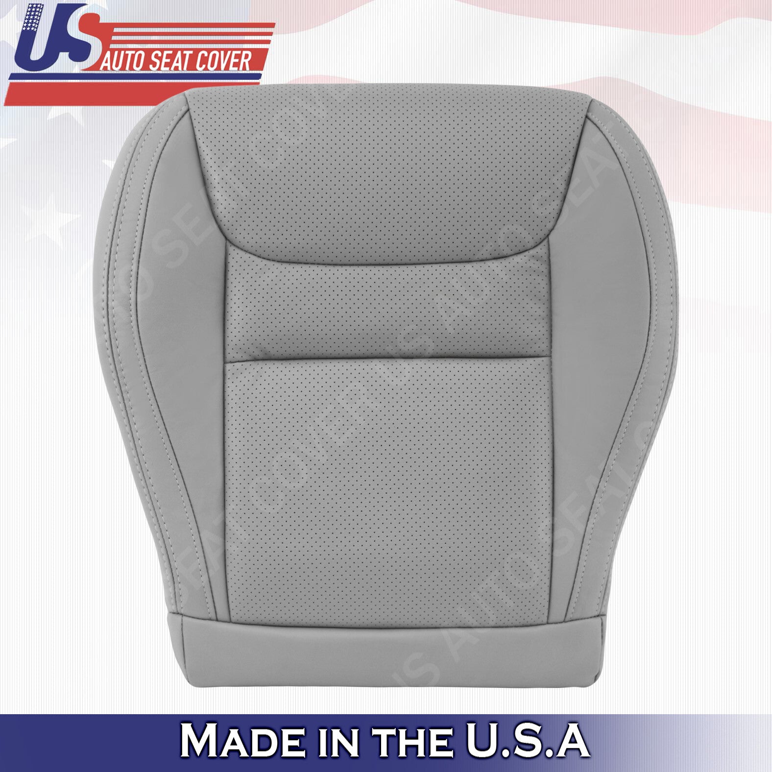 2001 2002 2003 Fits Toyota Highlander Driver Bottom Leather Seat Cover Gray