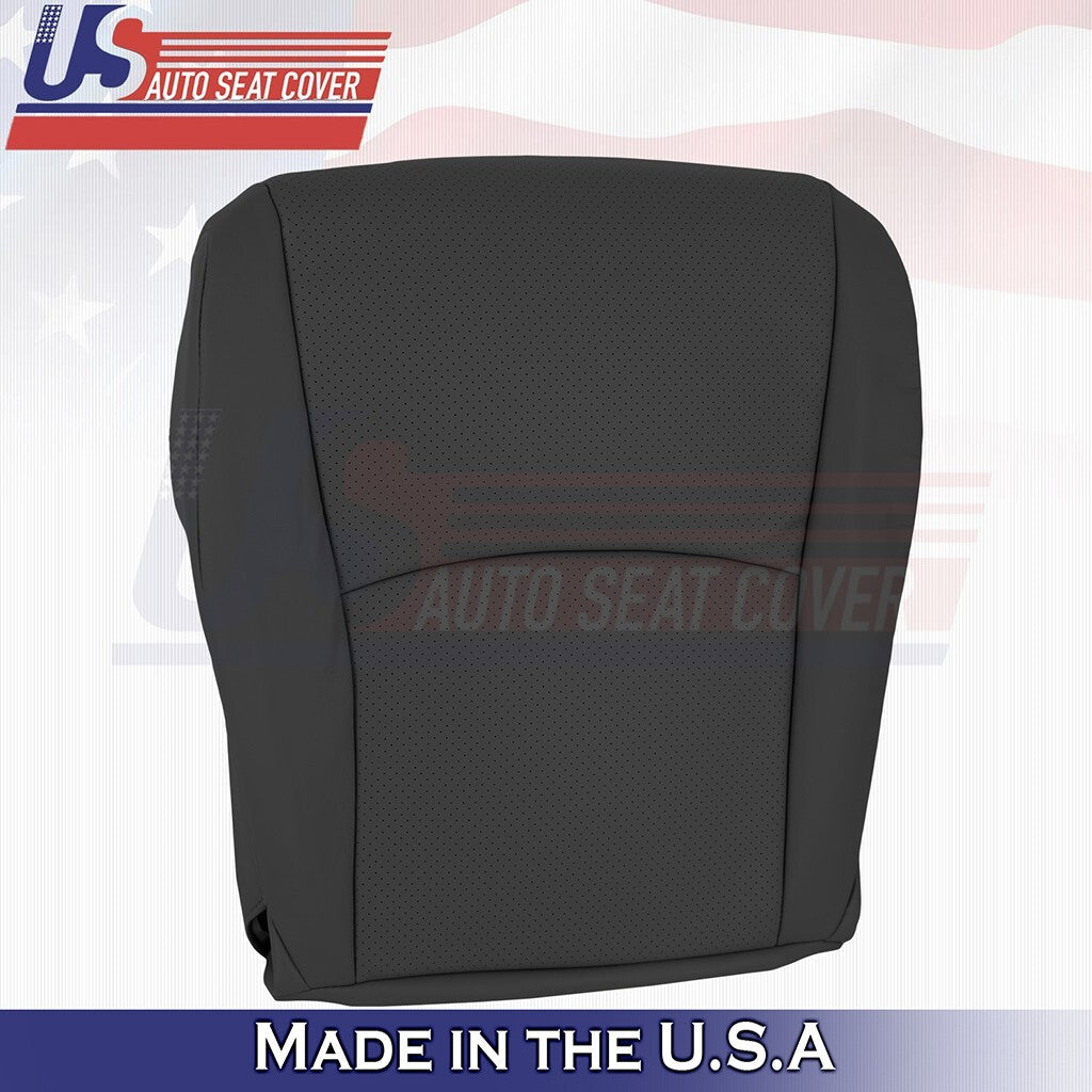 2004 to 2007 Fits Toyota Highlander Driver Bottom Leather Seat Cover Black