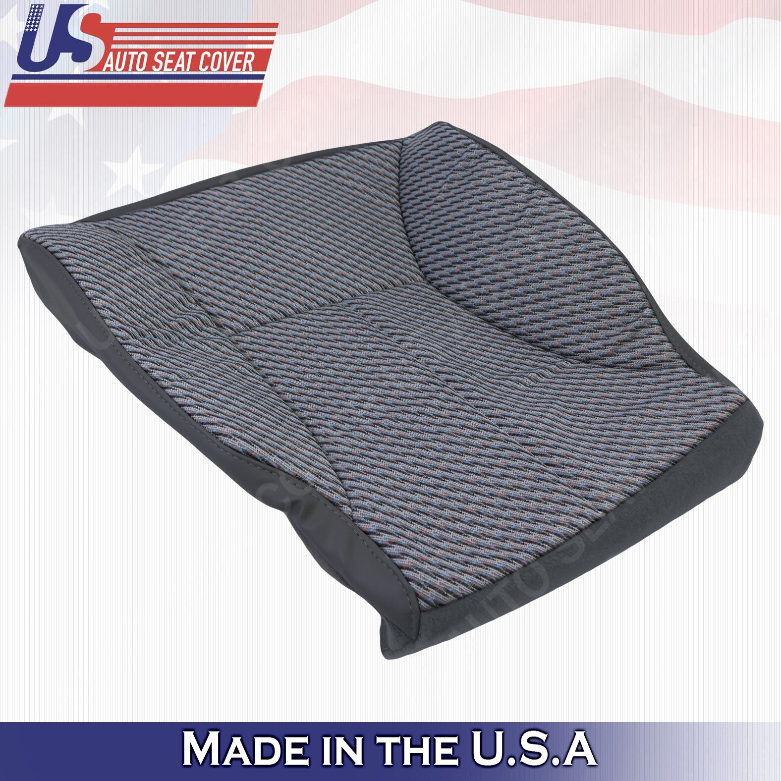DRIVER BOTTOM CLOTH COVER DK GRAY+FOAM CUSHION 1998-2002 FOR Dodge Ram EXT CAB
