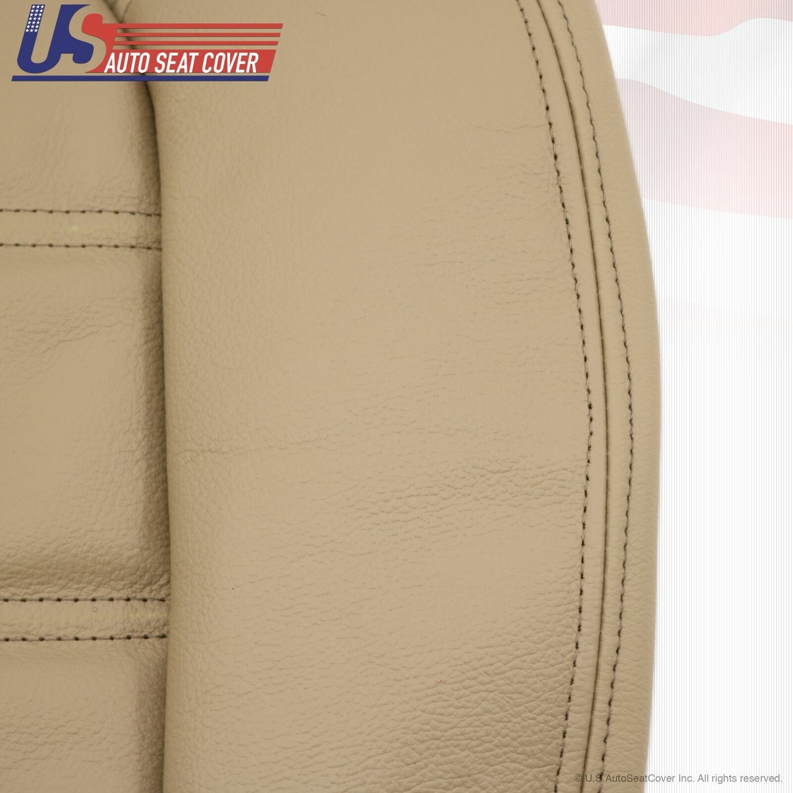 2002-2005 Ford Explorer XLS Driver & Passenger Bottom Leather Seat Cover Tan