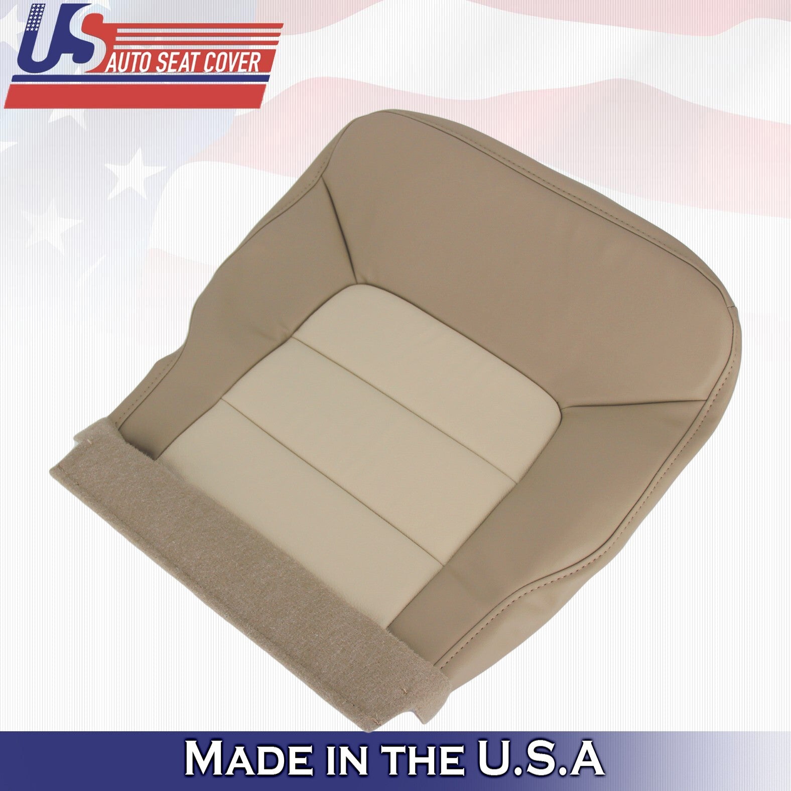 2003 2004 For Ford Expedition Eddie Bauer Rear Driver Bottom Leather Cover Tan
