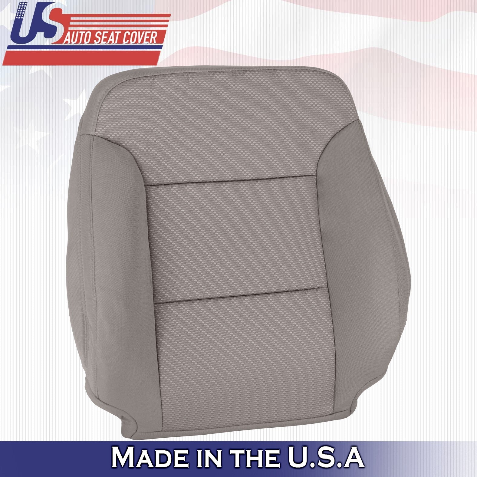 2014 to 2018 For Chevy Silverado 1500 2x Top & 2x Bottom Cloth Seat Covers Tan
