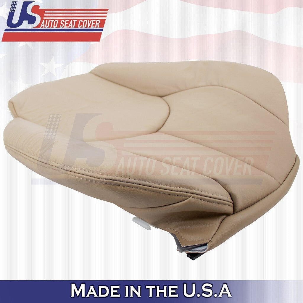 1996 to 2002 For Mercedes Benz SL500 Passenger Top &Bottom Leather Cover Tan