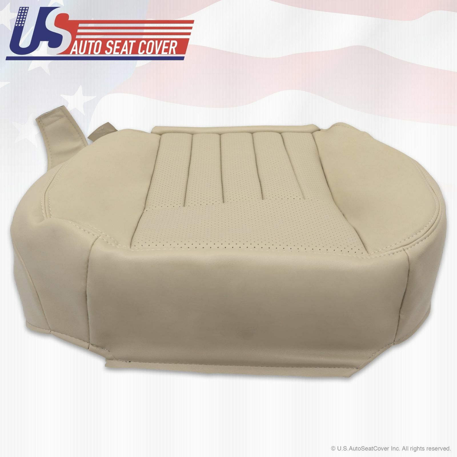 2003 2004 Lincoln Navigator Ultimate Driver Side Bottom Leather Seat Cover TAN