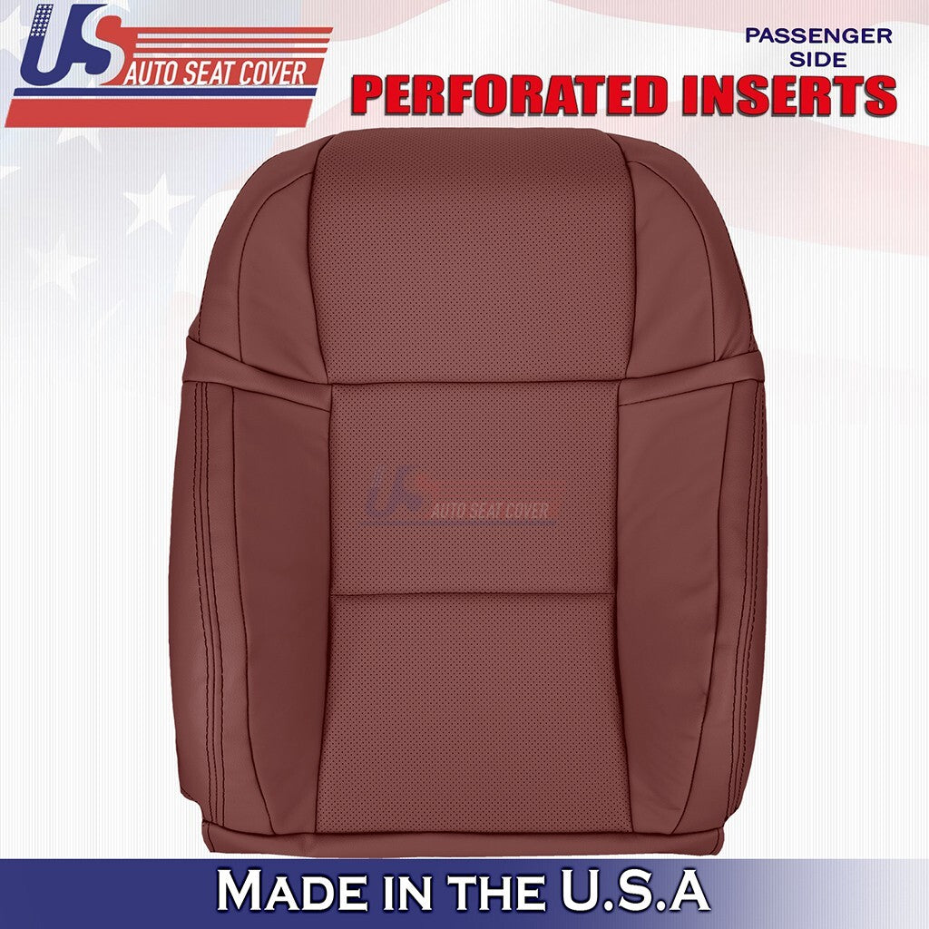 2013 to 2020 Fits Lexus GS350 F Sport Passenger Top Leather Seat Cover Red