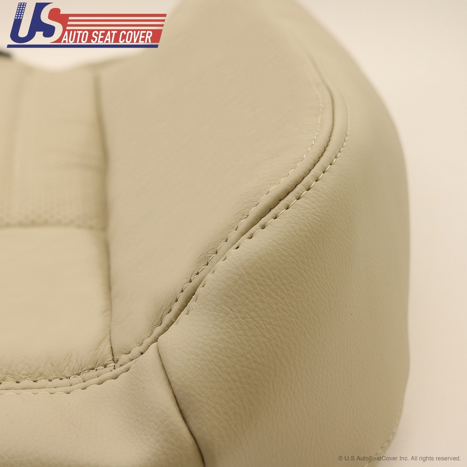 2003 2004 Lincoln Navigator Driver Upper Back Replacement Leather Seat Cover TAN