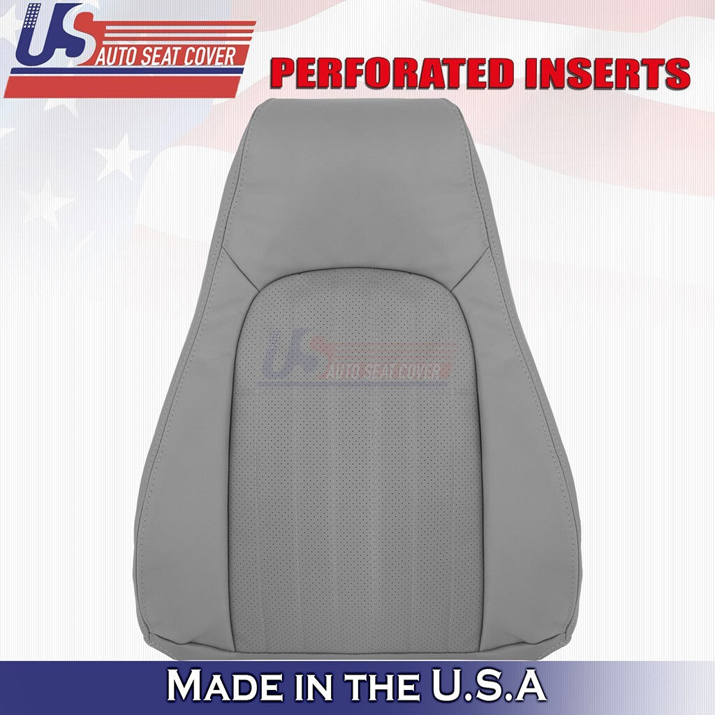 1997 to 2002 Fits Chevy Camaro Driver Top Perforated Leather Cover Med Gray