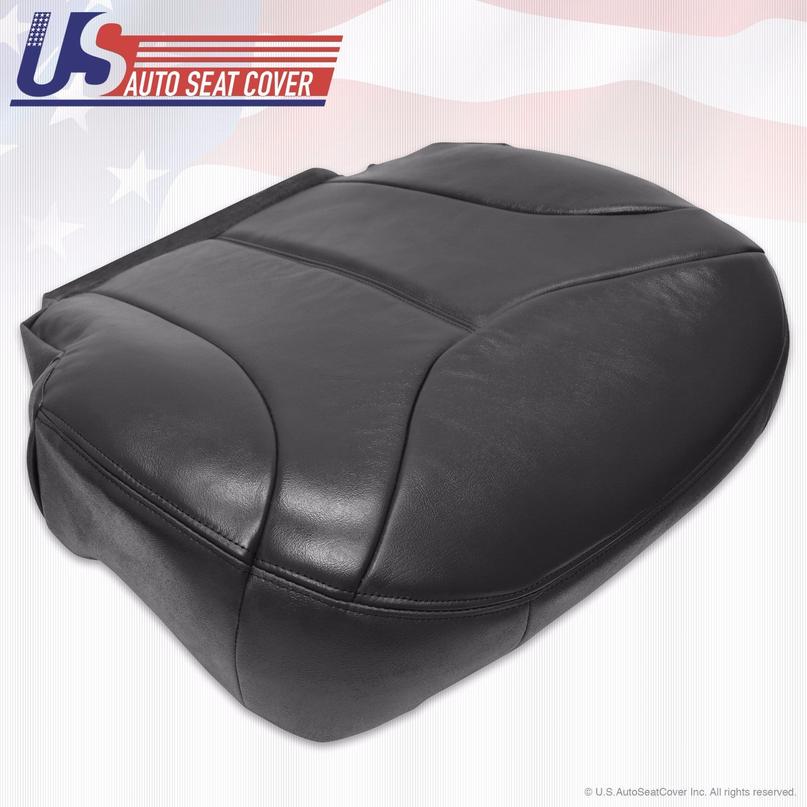 1999 GMC Sierra 1500 2500 Driver Side Bottom Replacement Leather Cover Dark Gray