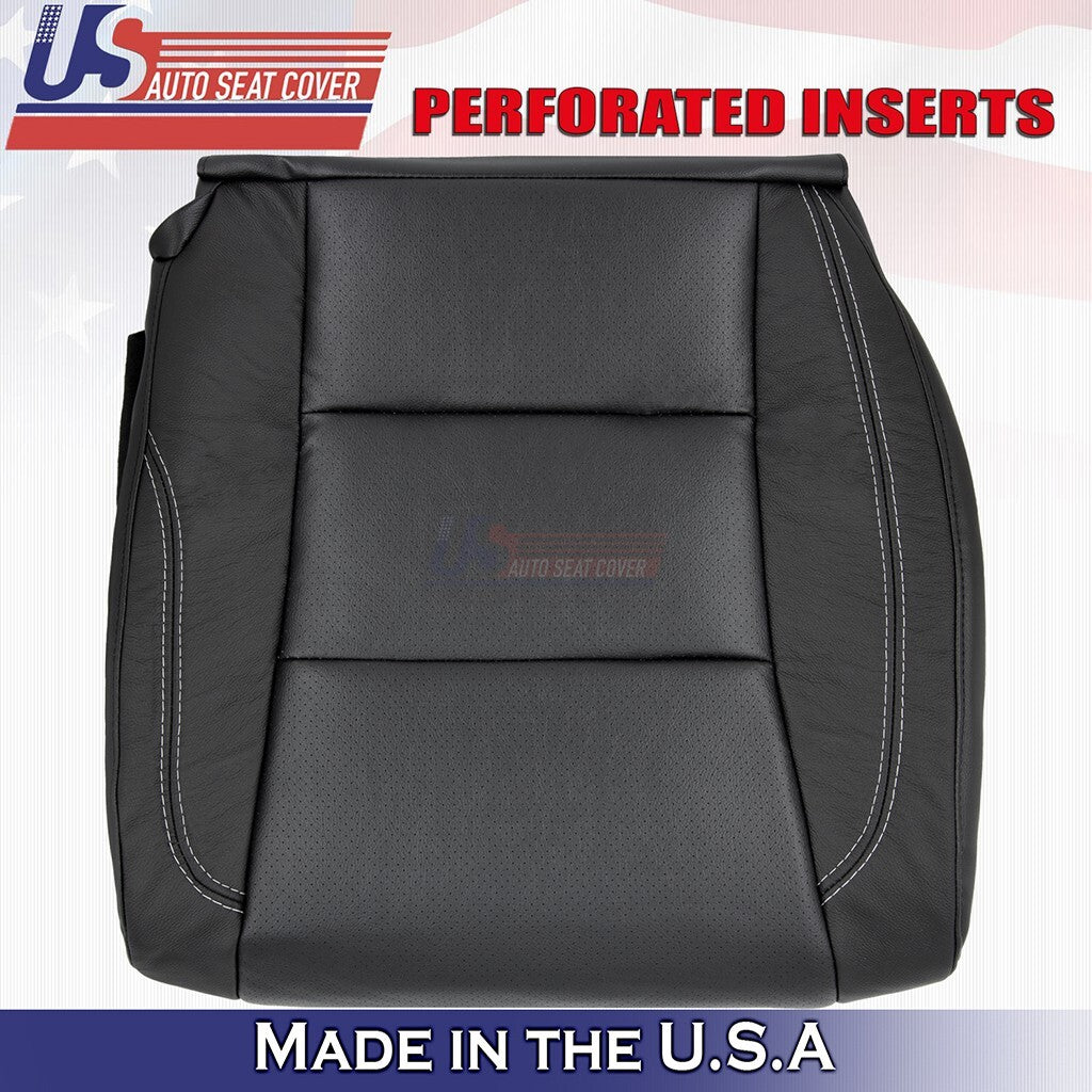 2013 to 2018 For Toyota Avalon XLE Driver Bottom Leather Seat Cover Black