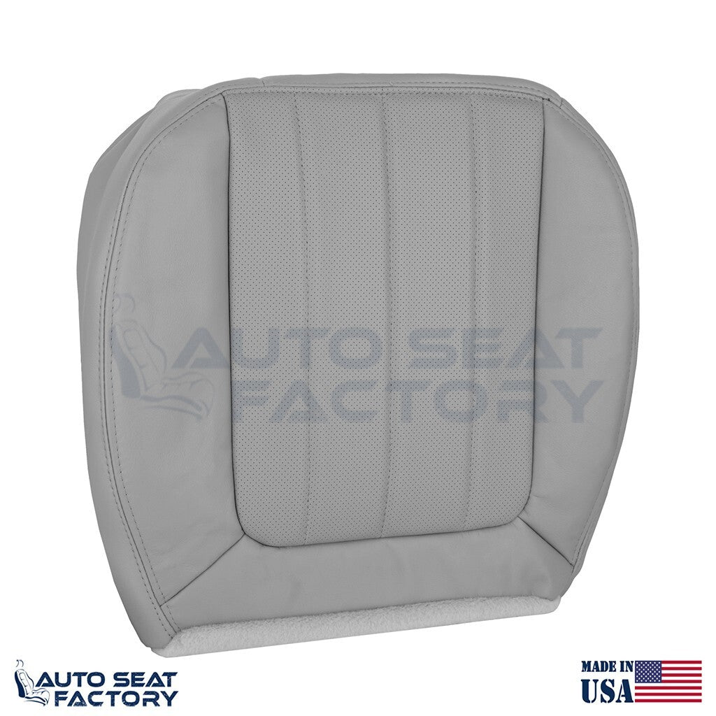 2003 Fits Lincoln LS LEFT & RIGHT Bottom Med. Ash Leather Seat Cover, Perf.