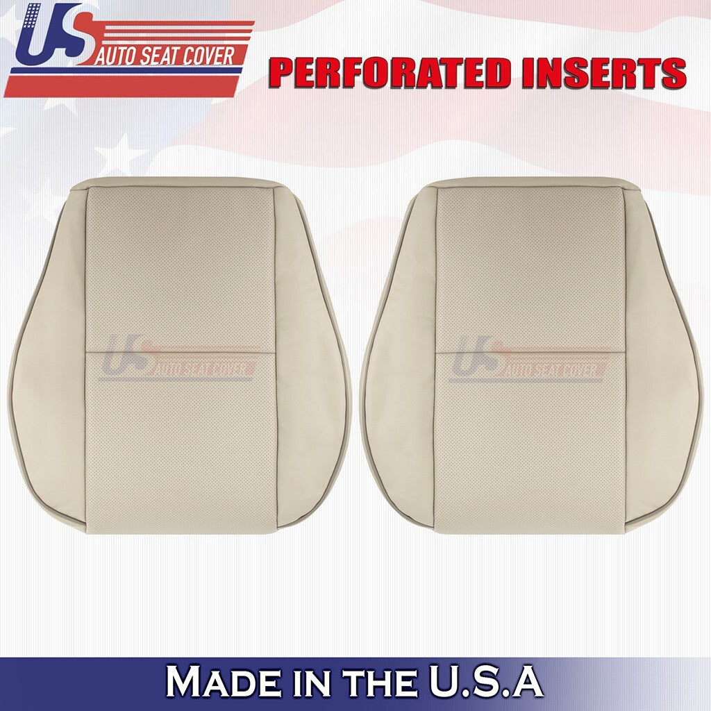 2001 to 2005 For Lexus IS300 Front Set Top & Bottoms Perf Leather Seat Cover Tan