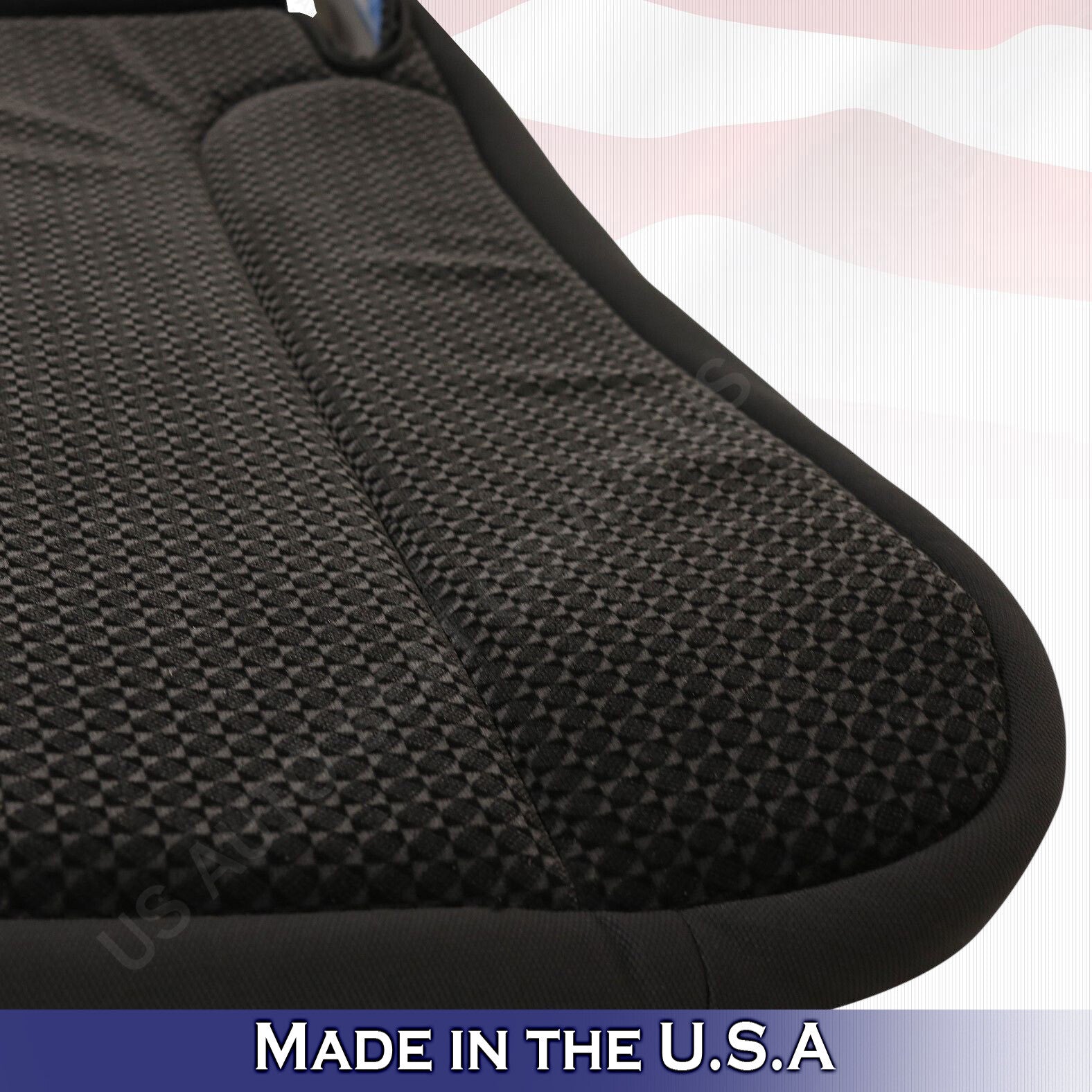 2002 2003 For Dodge Ram 1500SLT Driver-Passenger Bottom Cloth Seat Cover Dk Gray