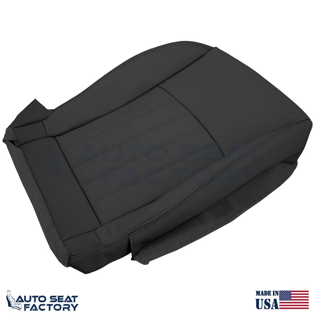 2014 - 2017 Fits Infiniti QX50 LEFT & RIGHT Bottom Black Vinyl Seat Covers