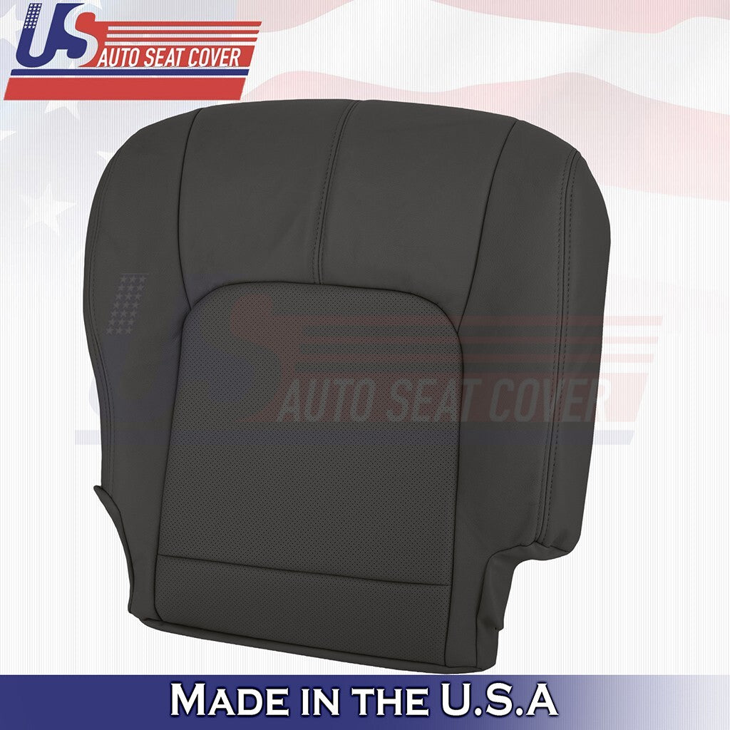 2009 to 2014 Fits Nissan Murano Passenger Bottom Leather Seat Cover Black