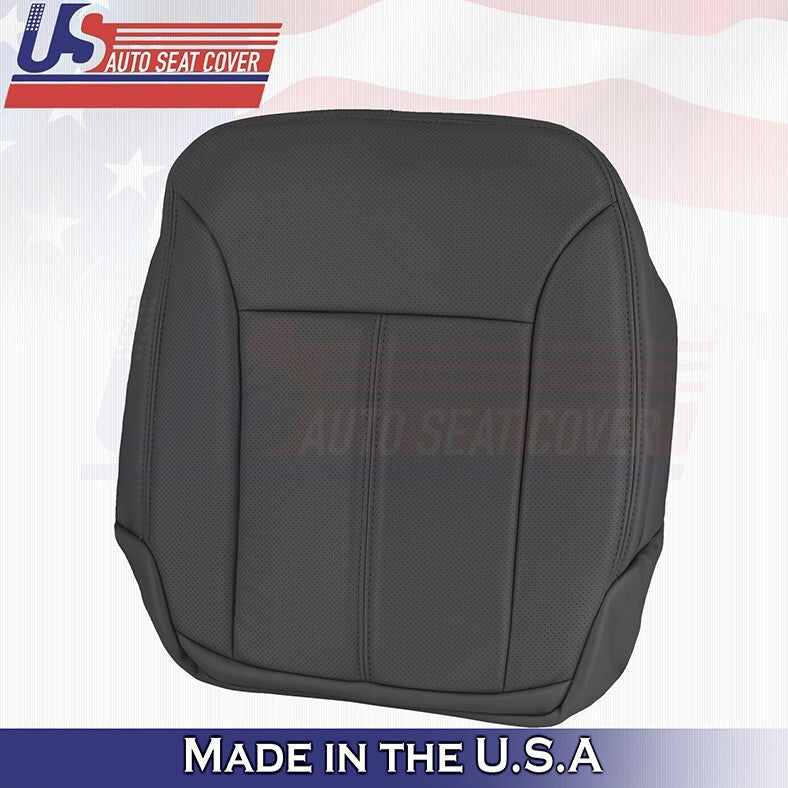 2007 to 2012 For Mercedes GL350 GL450 Driver+Passenger Bottom Leather Covers BLK
