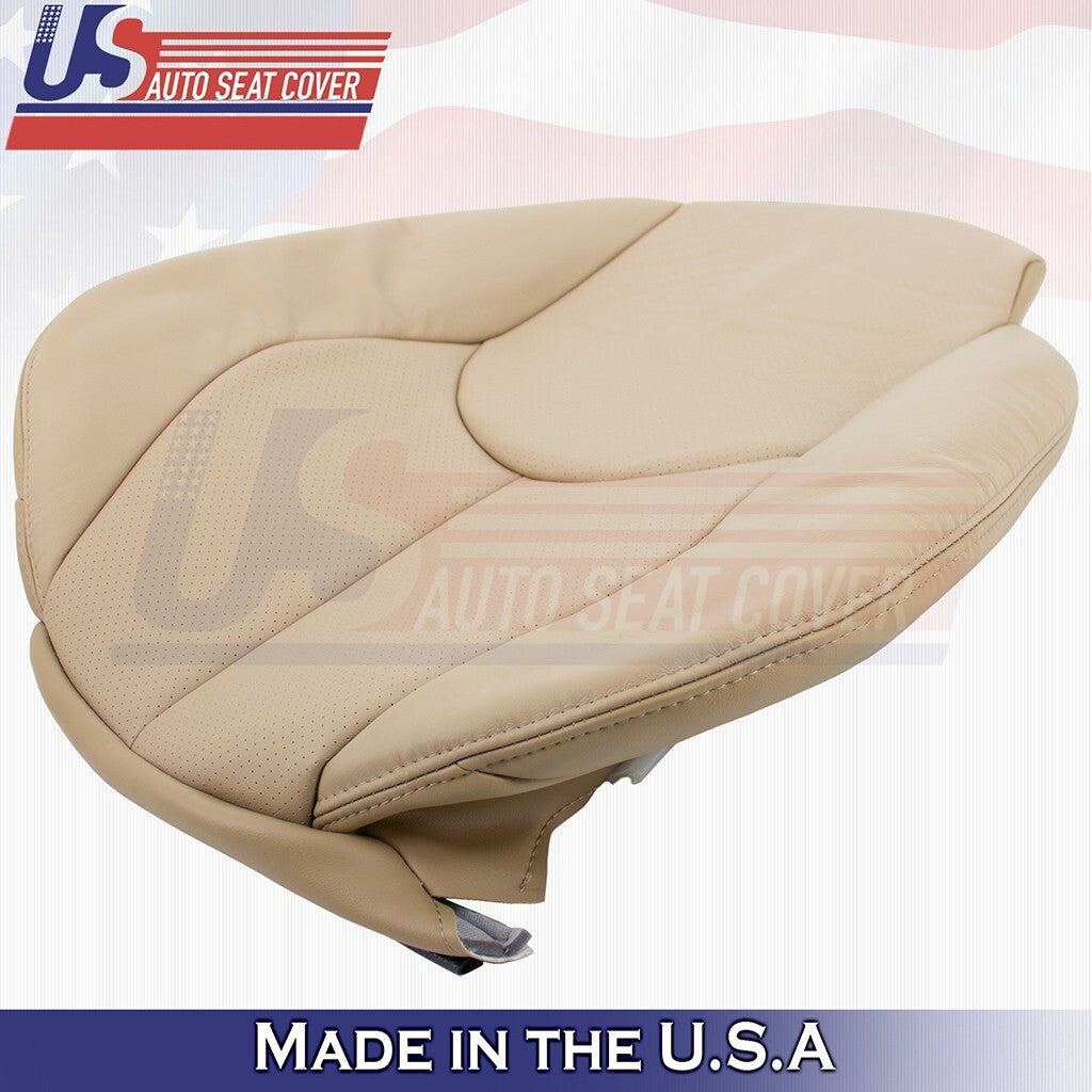 1996 to 2002 For Mercedes Benz SL500 Driver Bottom & Top Perf Leather Cover Tan