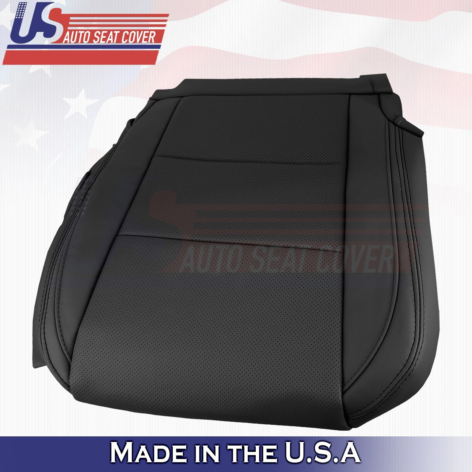 2013 - 2020 Fits Lexus GS350 GS300 Driver & Passenger Bottom Leather Cover Black