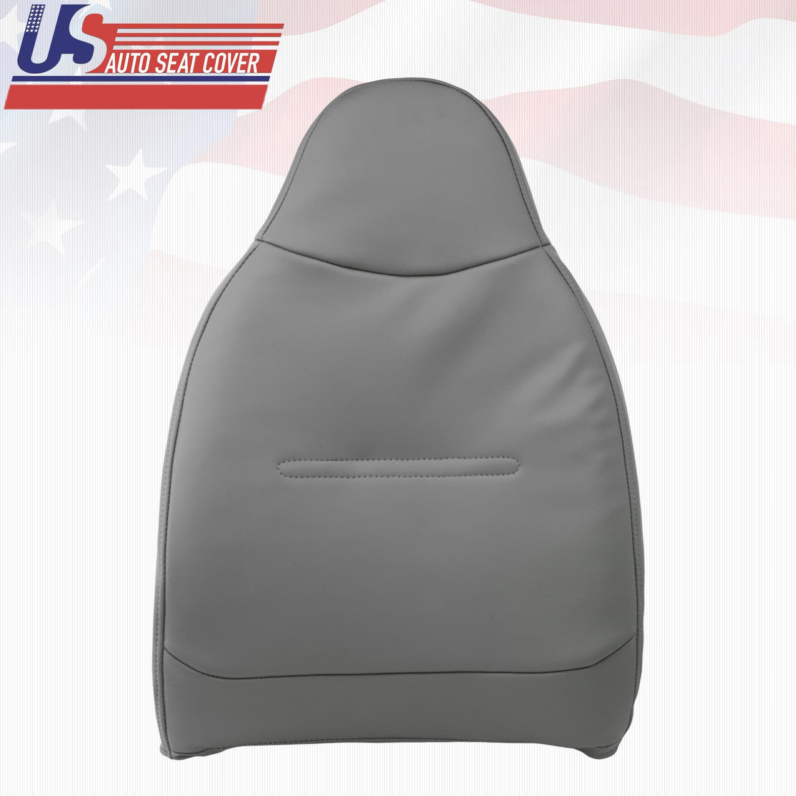 2002 to 2007 Fits Ford F250 F350 F450 XL Passenger Top Vinyl Seat Cover Gray