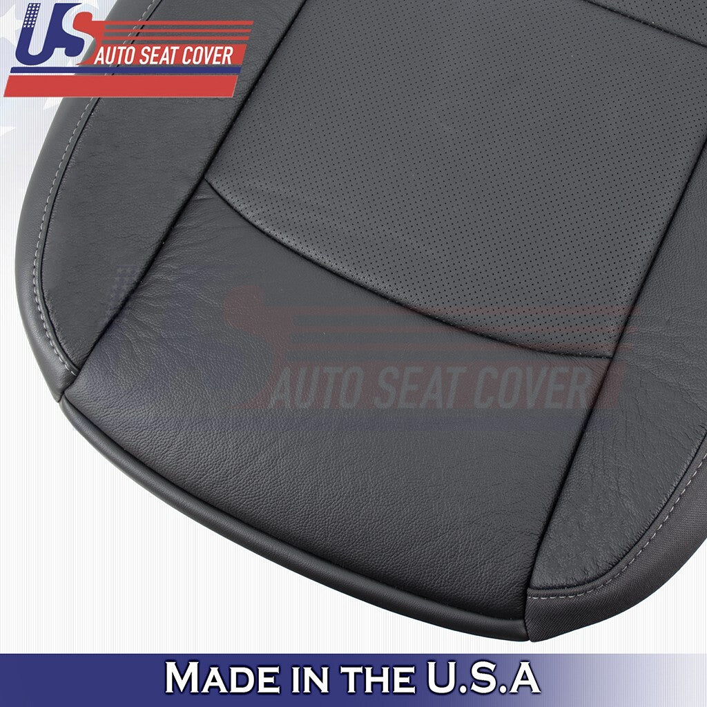 2020 Fits Chevy Malibu Front Passenger Bottom Top Leather Seat Cover Black