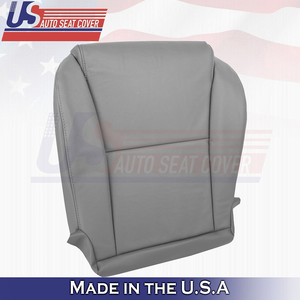 2014 2015 For Toyota Tacoma Front Driver Top Bottom Leather Seat Cover Gray