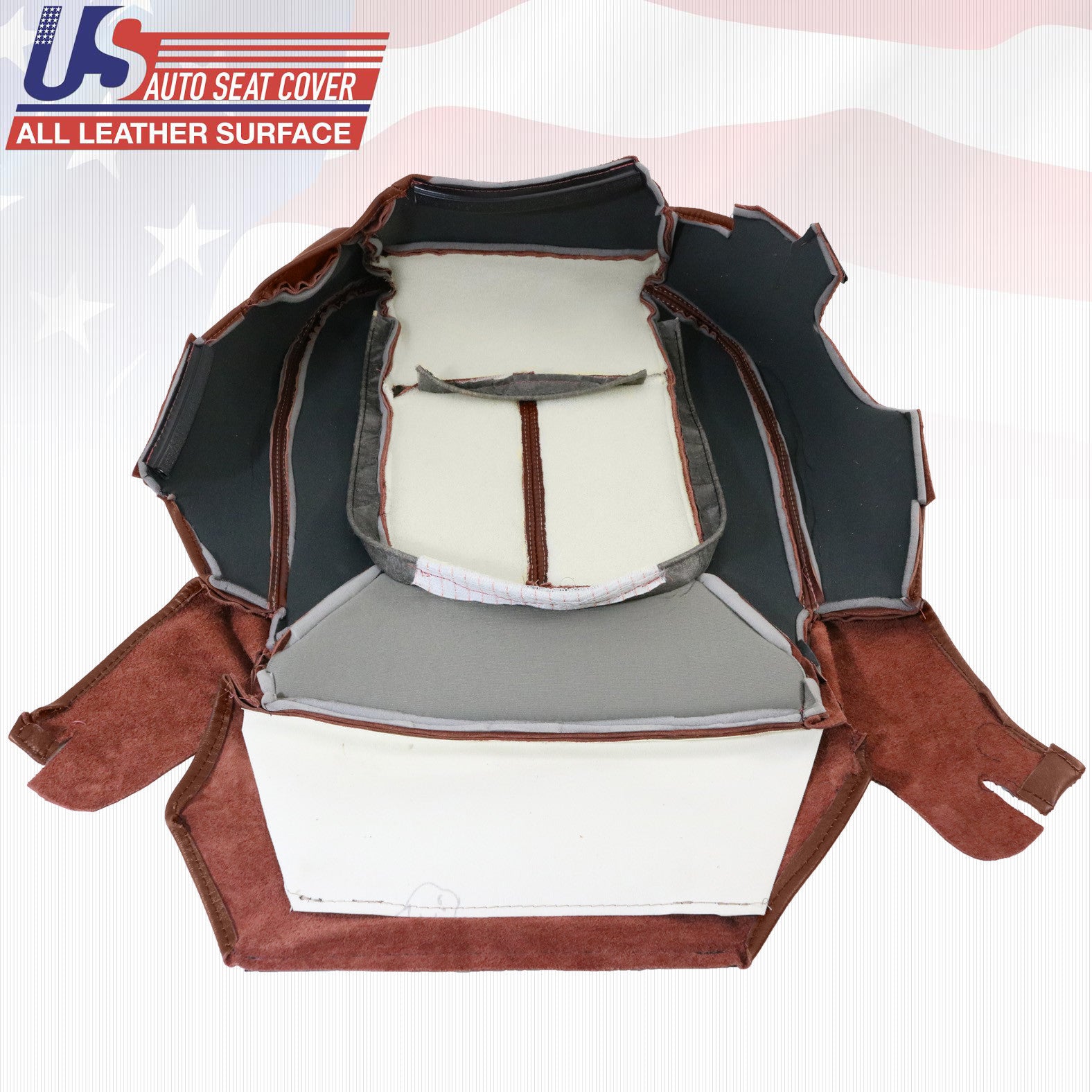 2013 Ford F250 F350 King Ranch - DRIVER Bottom Perforated Leather Seat Cover