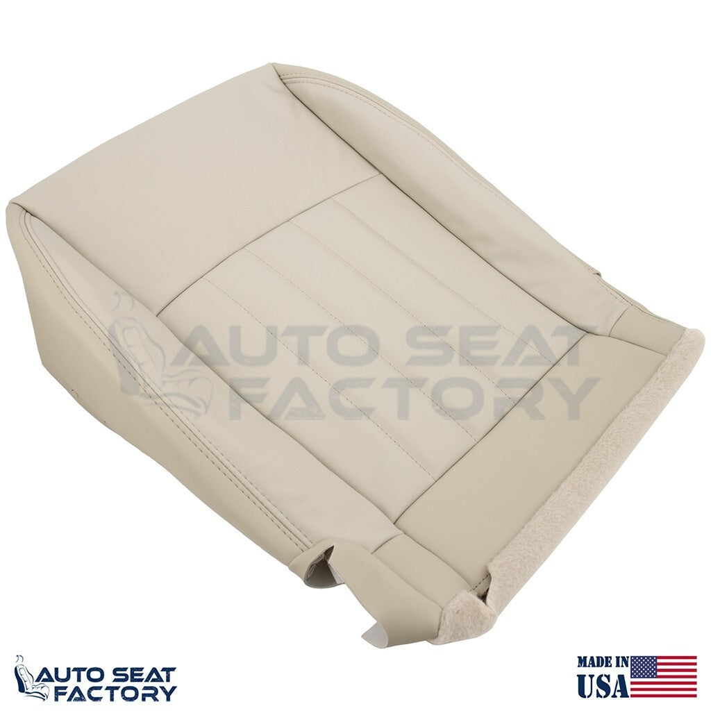 2014 -2017 Fits Infiniti QX50 Driver Passenger Bottom Wheat Vinyl Seat Covers