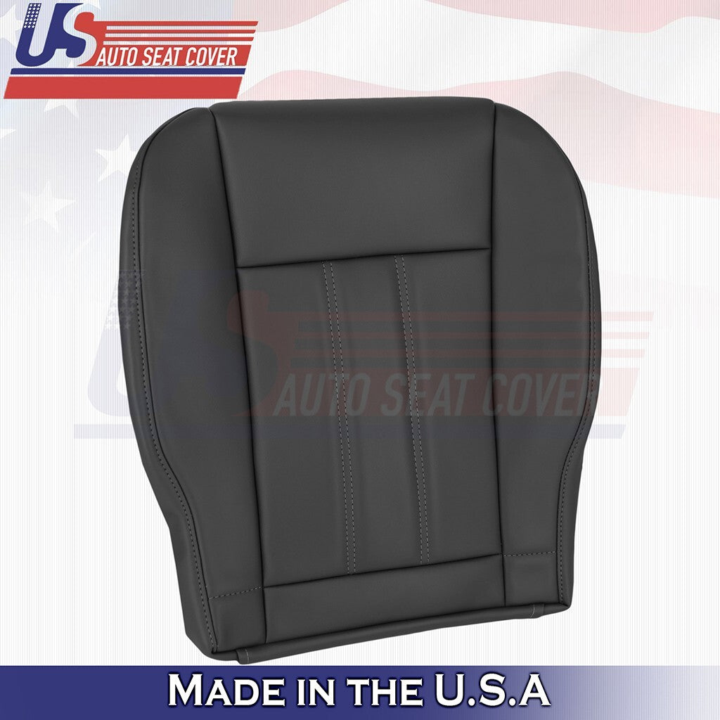 2008 to 2016 Fits Chrysler Town Country Passenger Top Bottom Leather Cover Black