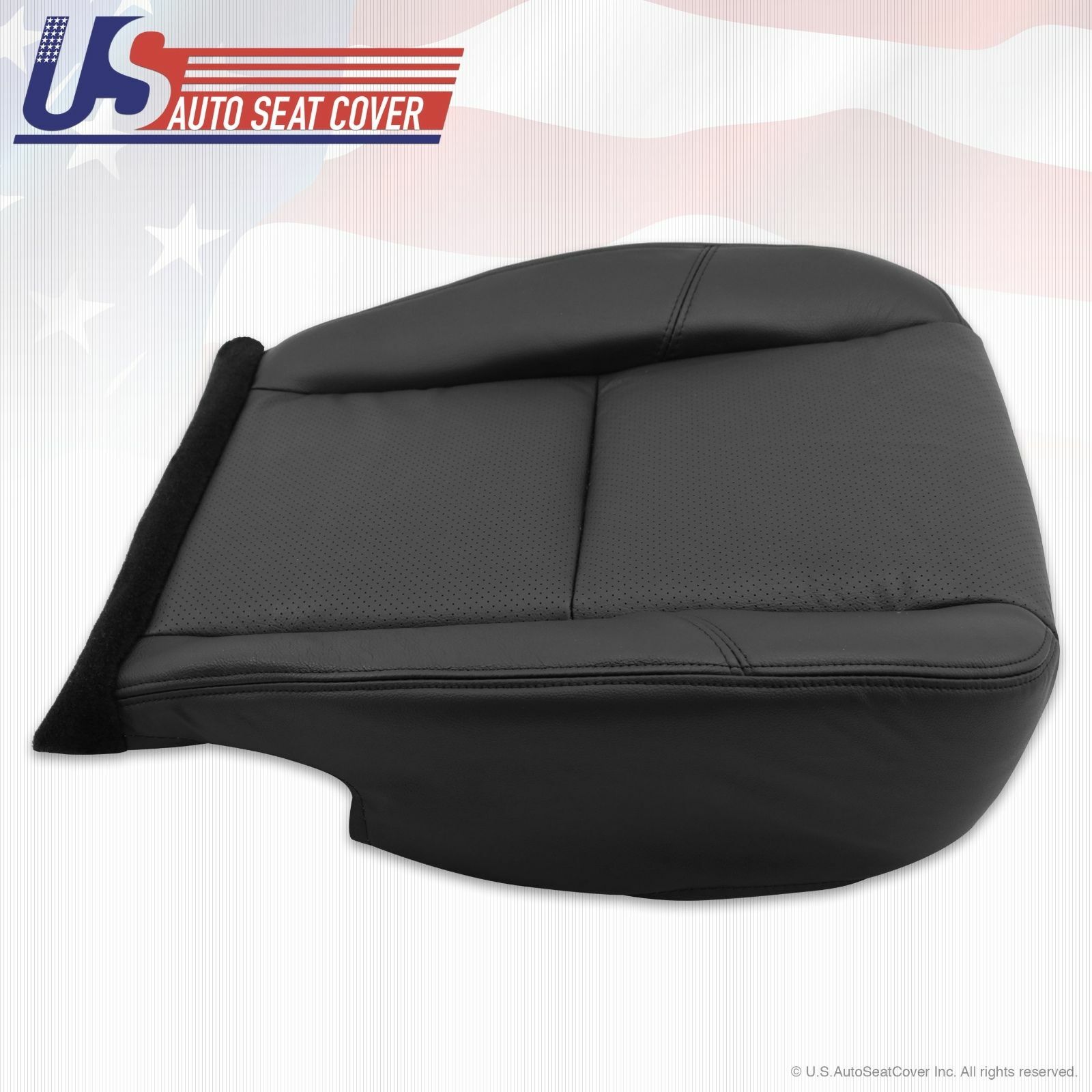 Cadillac Escalade Cooled Seat Driver Bottom Leather Cover Ebony 2012 to 2014