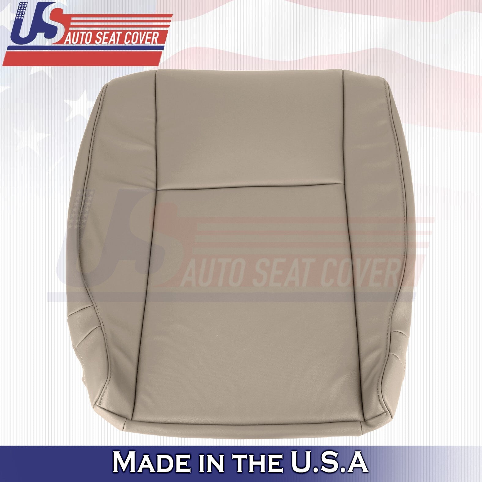 2007-2010 Fits Toyota Tundra RearDriver&Passenger Bottoms&Tops Leather Cover Tan