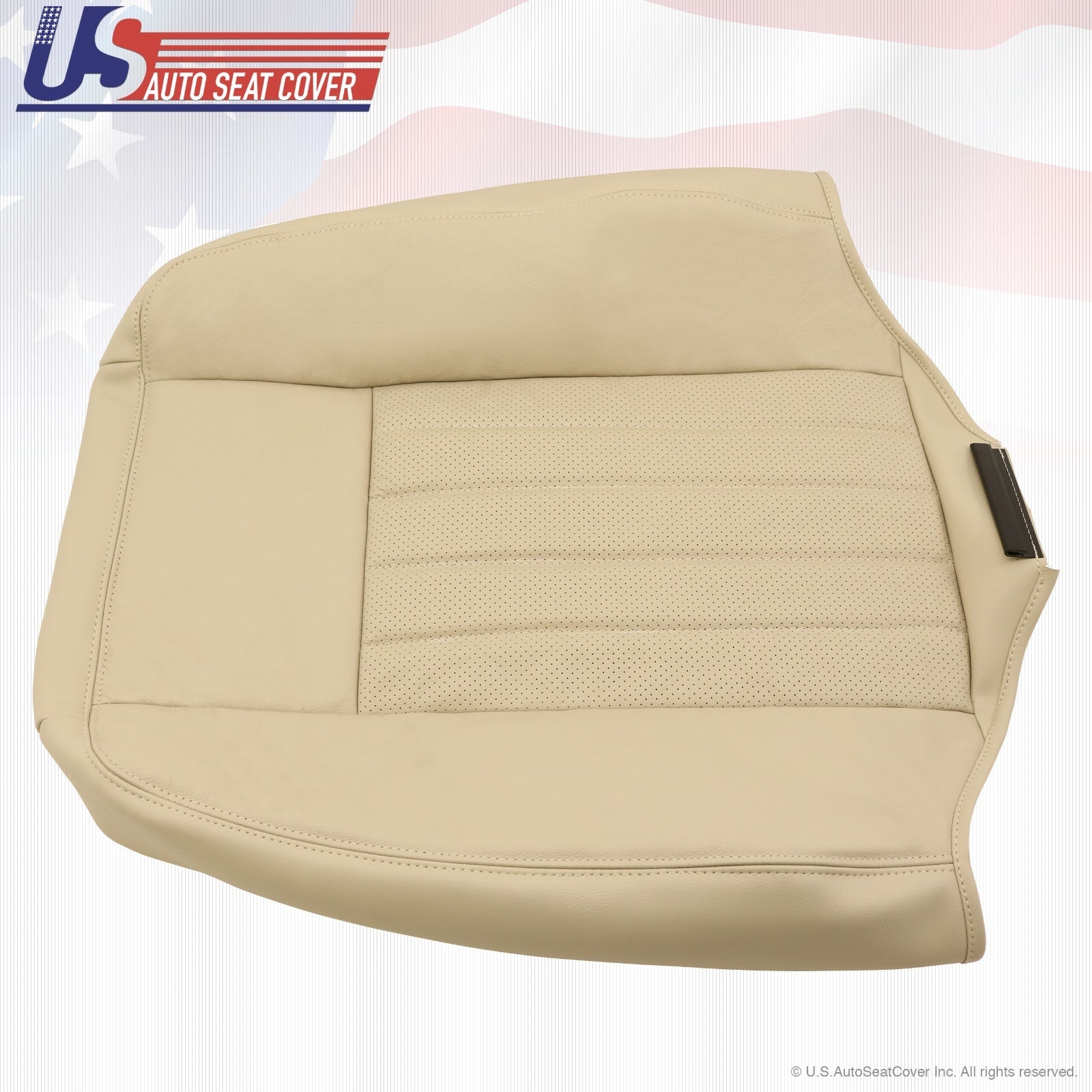 2003 2004 Lincoln Navigator Driver Upper Back Replacement Leather Seat Cover TAN