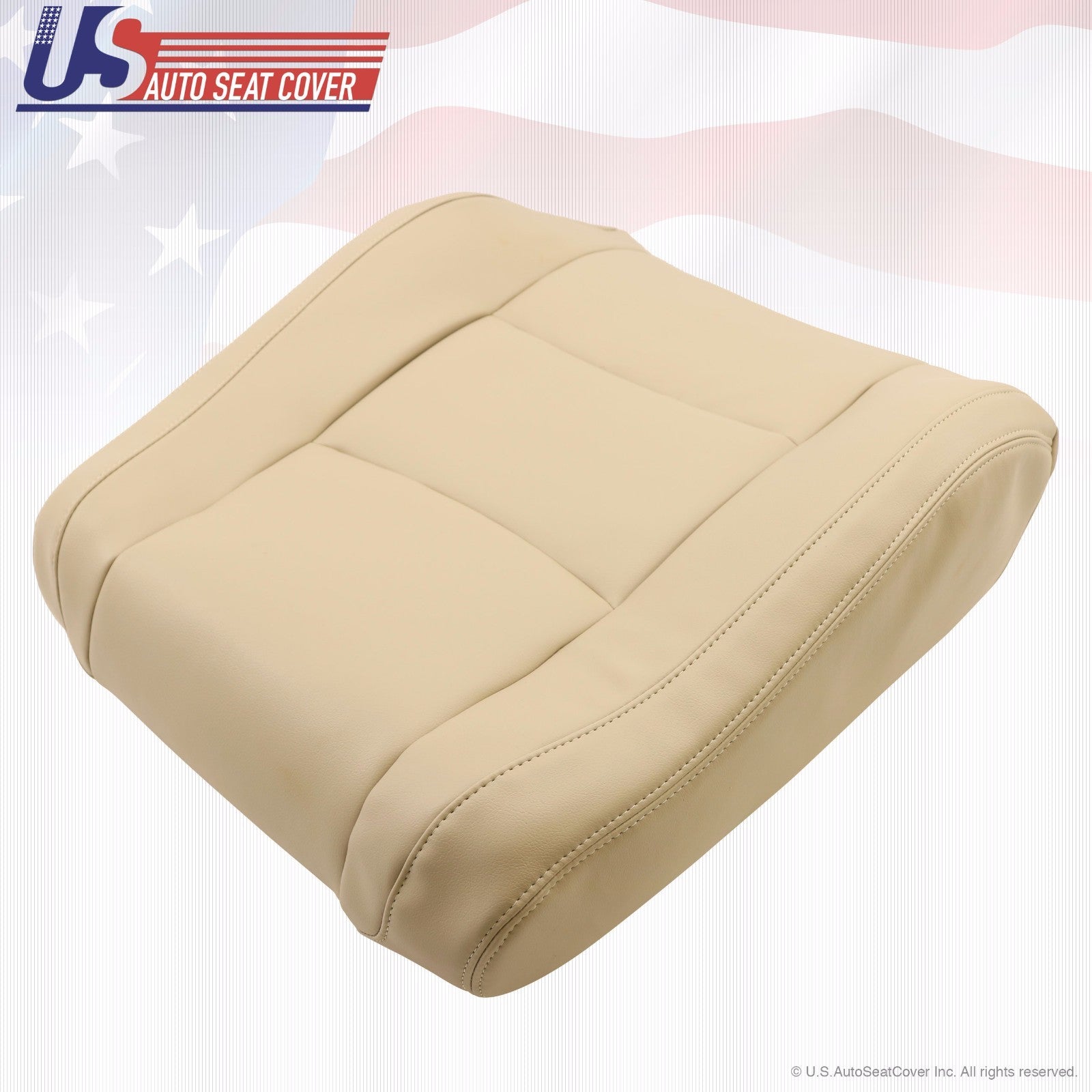 Driver Bottom & Upper Top Lean Back Leather Cover TAN Fit 2003-2009 Lexus GX470