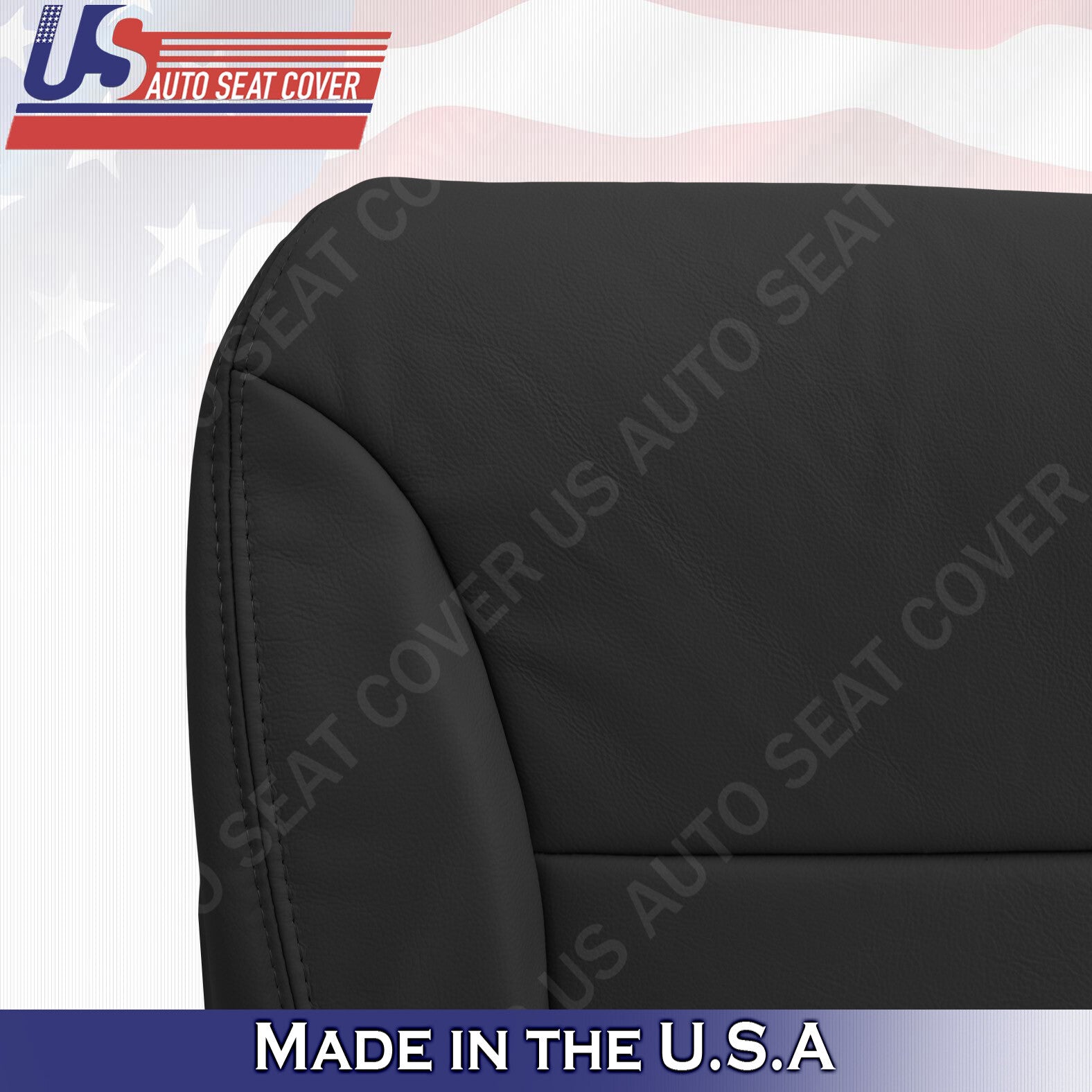 Passenger Bottom Leather Seat Cover Black 2005 to 2010 Fits Honda Odyssey Van