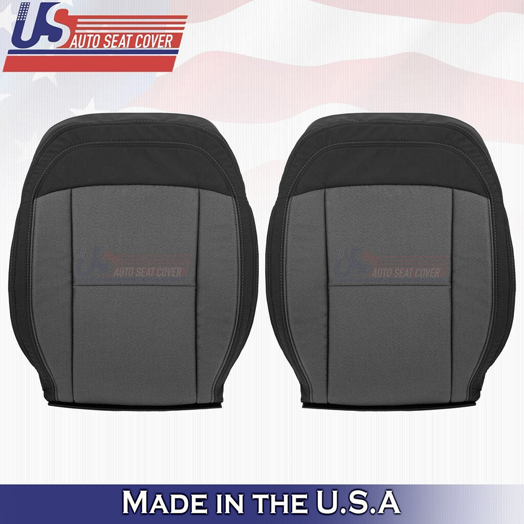 2014 - 2024 Fits Dodge Ram ProMaster Driver & Passenger Uppers Cloth Cover Gray