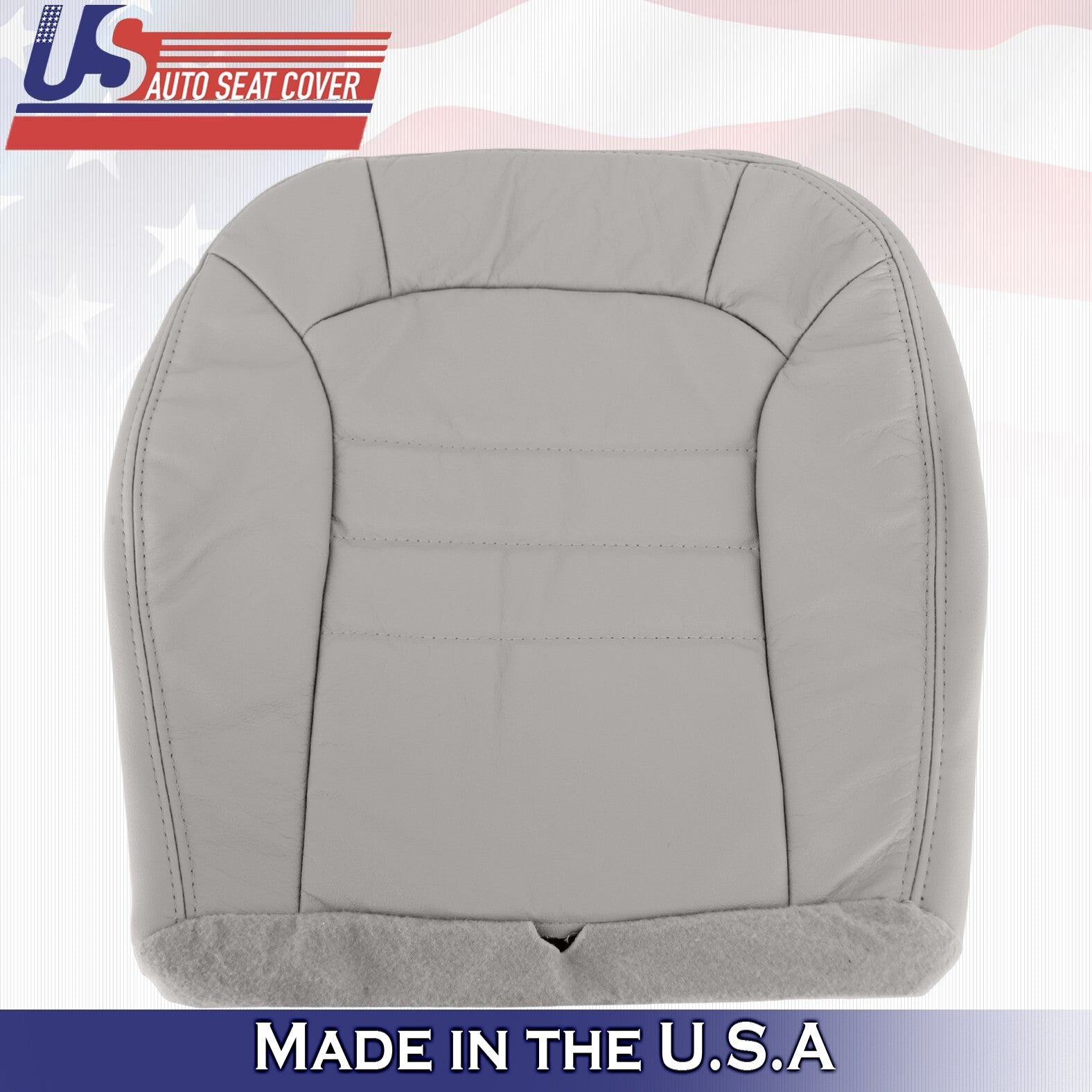 2002 2003 2004 Fits Jeep Liberty Passenger Bottom Leather Cover Light Taupe