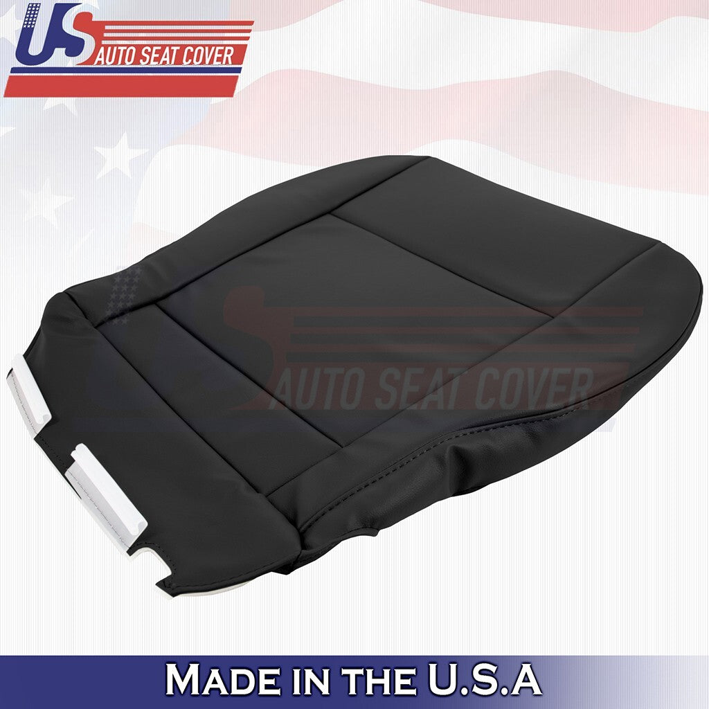 2019 2020 For Ford Transit 150 250 350 Passenger Bottom Vinyl Seat Cover Black