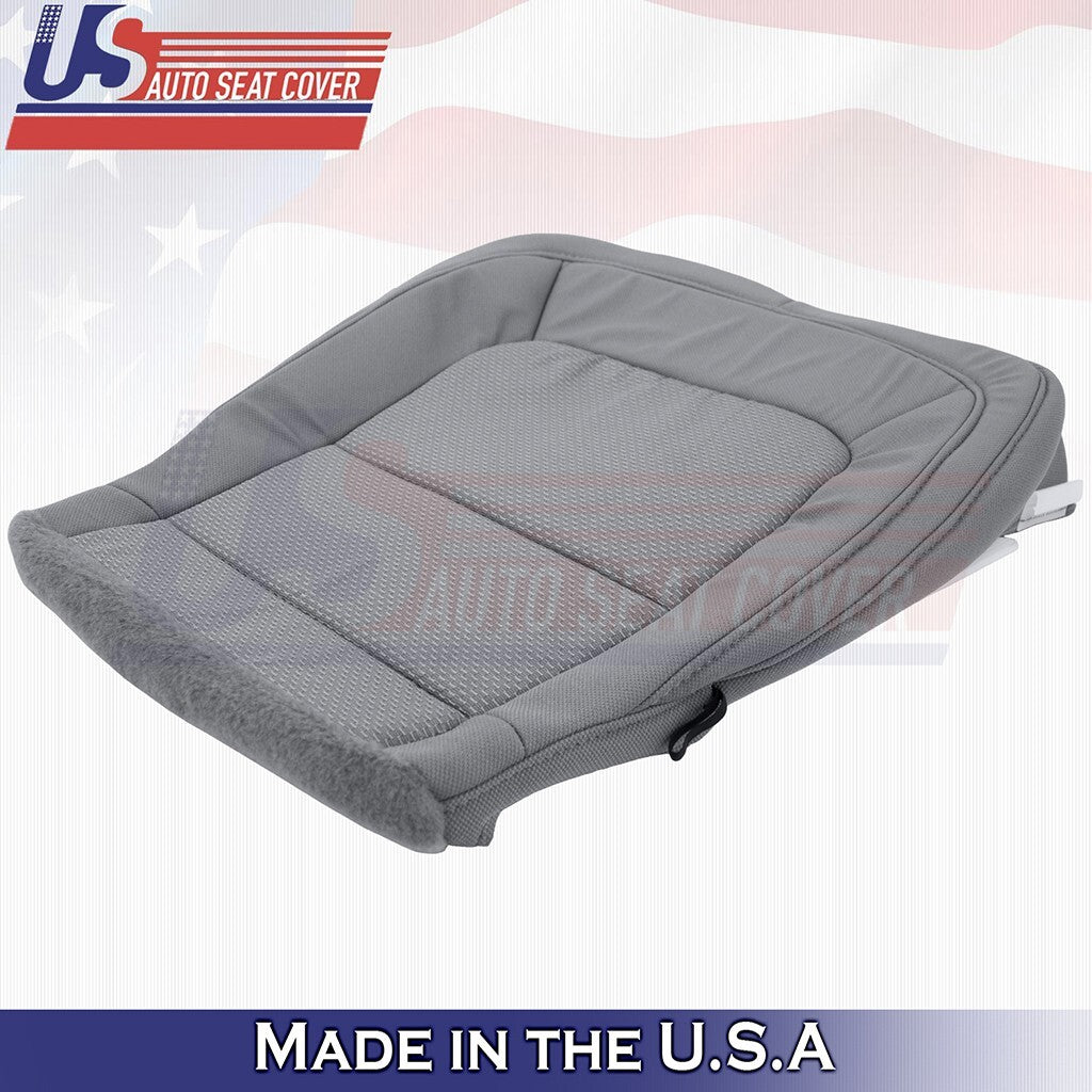 2015 to 2021 Fits Chevy Colorado Driver Bottom Cloth Seat Cover Dark Ash Gray