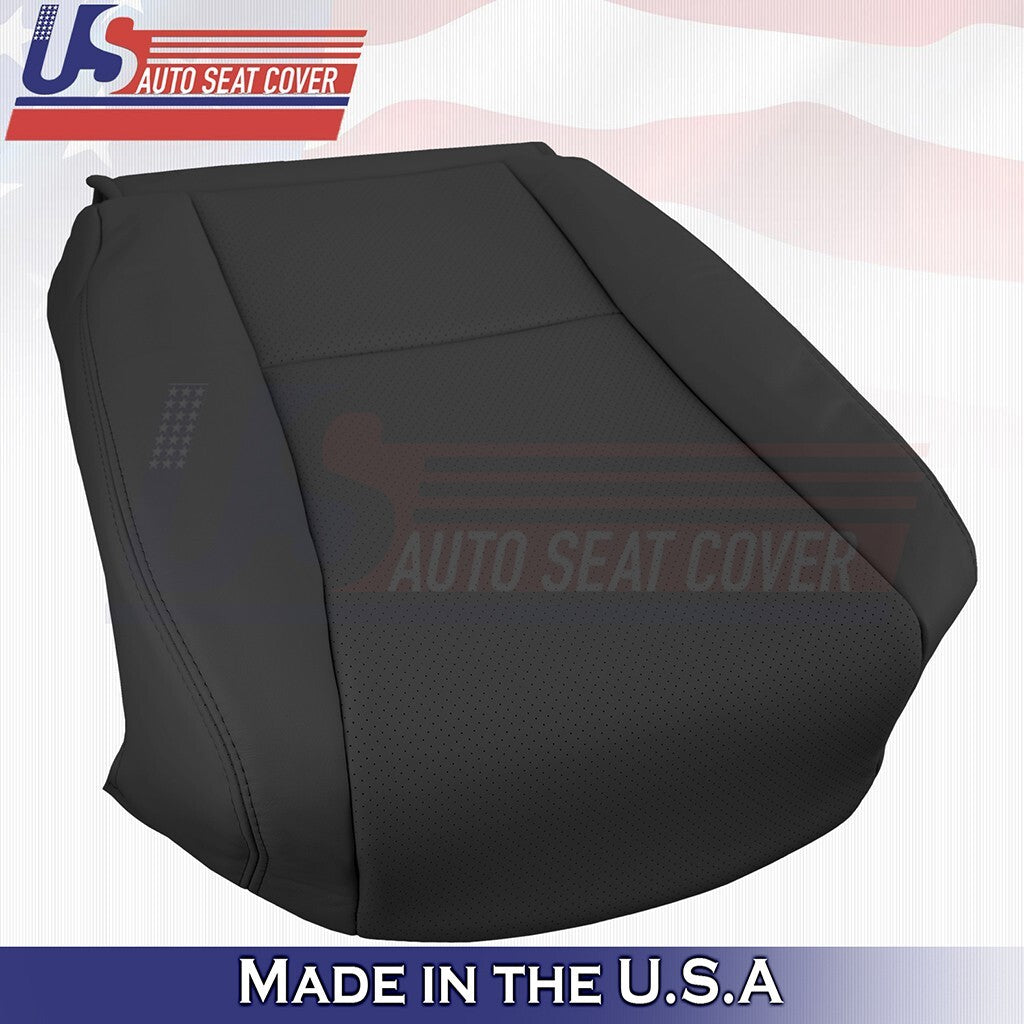 2007 to 2012 For Lexus LS600h Driver & Passenger Bottoms Leather Cover Black