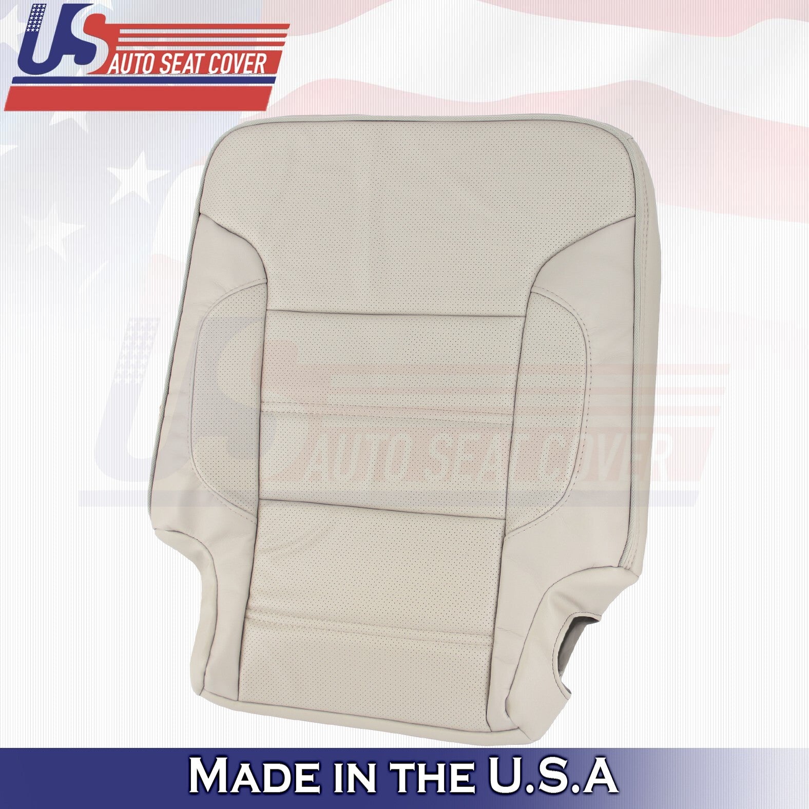 2014 to 2019 For GMC Yukon Denali Rear Driver &Passenger Top Leather Covers Tan