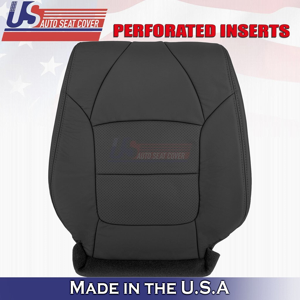 2002 2003 For Acura TL Type S Driver Top Leather w/ Vinyl Perforated Cover Black
