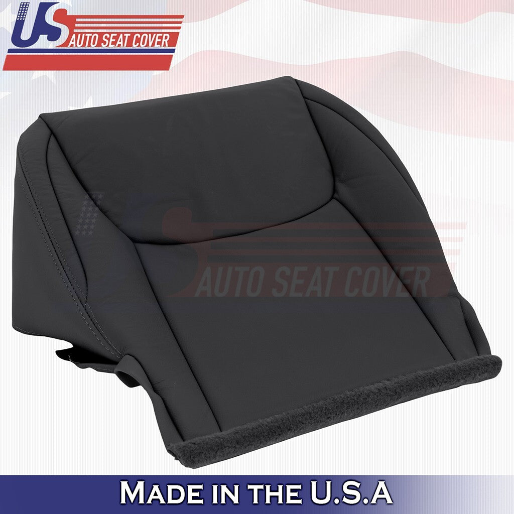 2005-2010 FOR Toyota Sienna Passenger Bottom & Top Leather Seat Cover Black